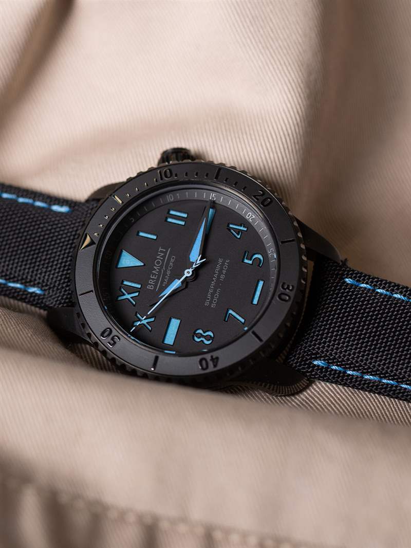 Bremont S500 Bamford特别版中的英国合作伙伴关系-复刻表