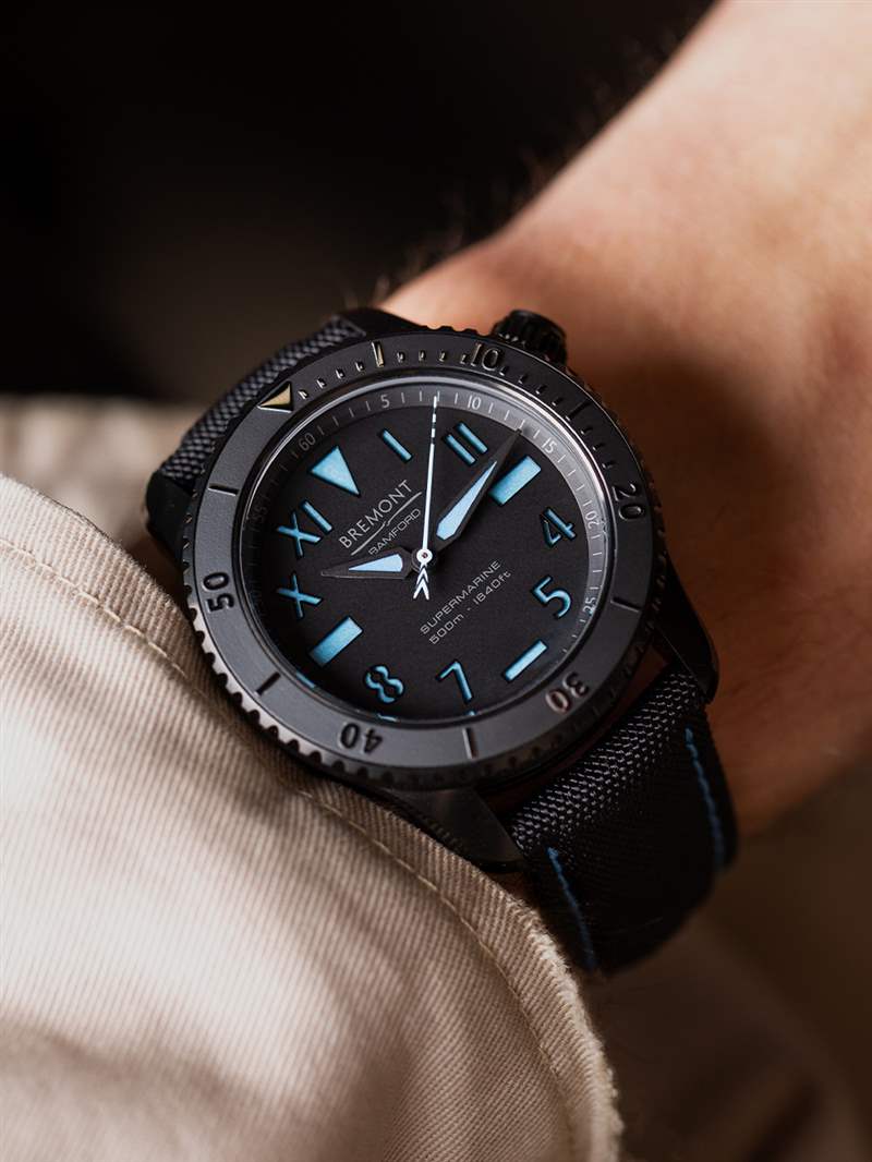 Bremont S500 Bamford特别版中的英国合作伙伴关系-复刻表
