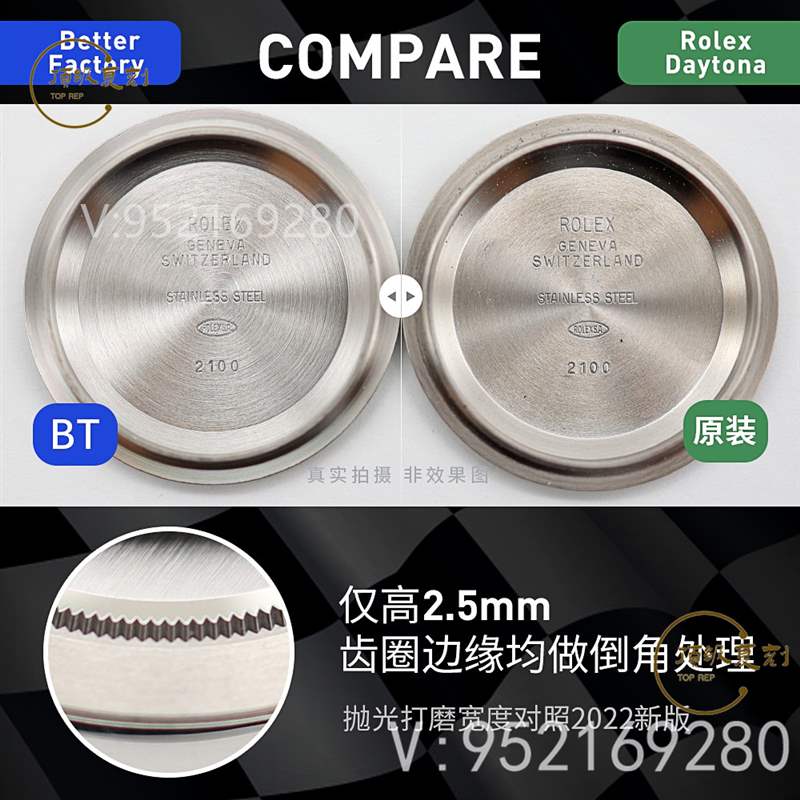 BT厂劳力士4130机芯迪通拿对比正品怎么样,还值得买吗-复刻表