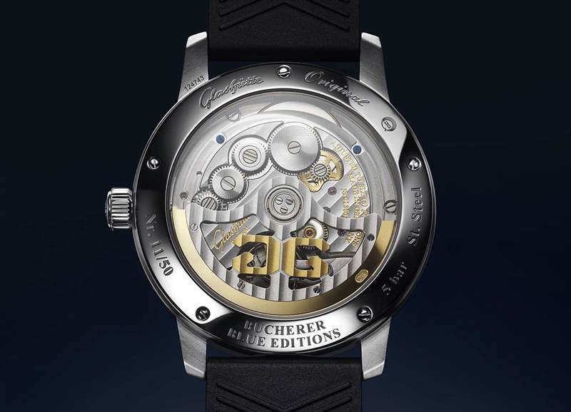 隆重推出:格拉苏蒂原创 Senator Excellence Perpetual Calendar Bucherer “蓝色版本”腕表-复刻表