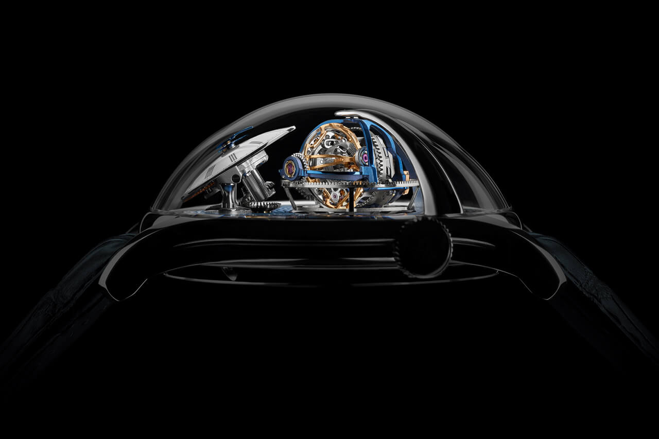 MB&F 球面玻璃Legacy Machine Thunderdome陀飞轮腕表-复刻表