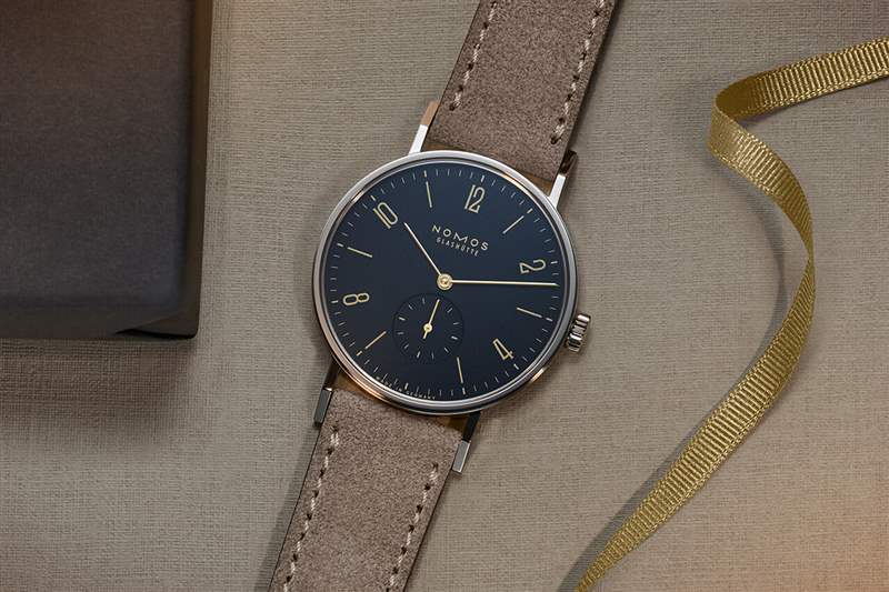 Nomos Tangente午夜蓝系列简约商务腕表-复刻表