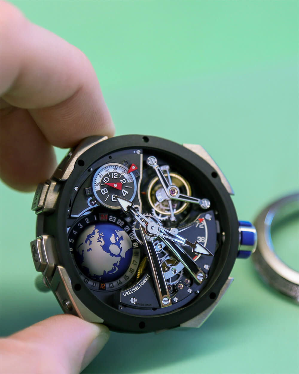 高珀富斯Greubel Forsey GMT运动陀飞轮个性腕表-复刻表