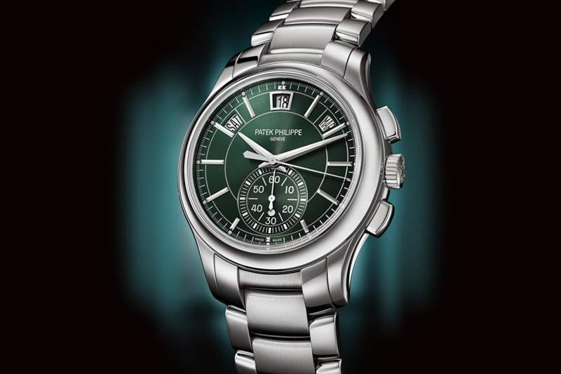 PP百达翡丽又一绿面钢王|Annual Calendar Flyback Chronograph Ref.5905吸引力非同小可-复刻表