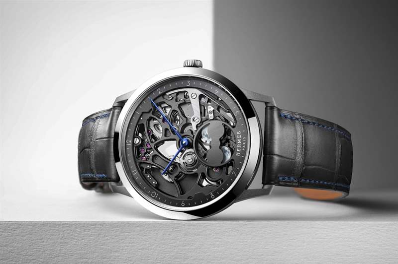 HERMèS爱马仕的华丽双月|最新Slim d'Hermès Squelette Lune-复刻表