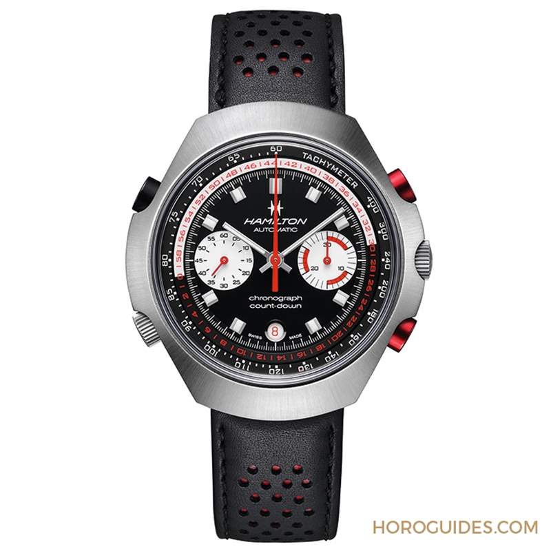 复刻1970年代竞速经典|HAMILTON Chrono-Matic 50-复刻表