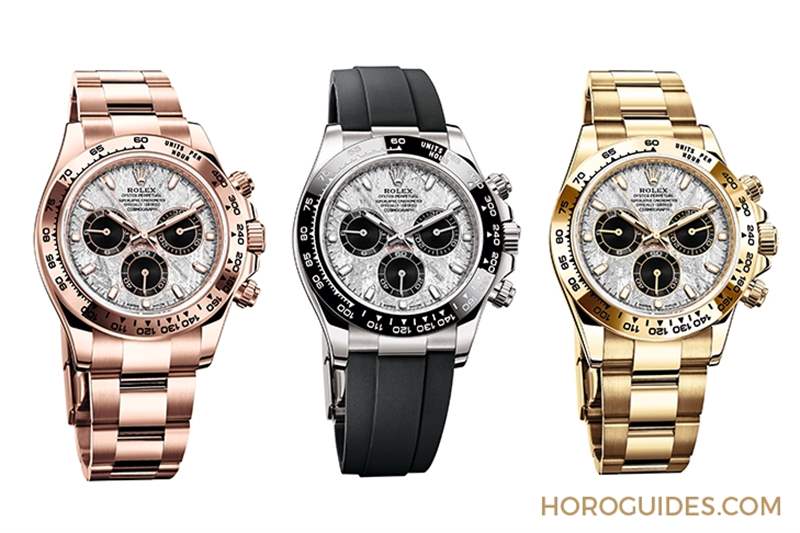 陨石面搭上陶瓷圈|ROLEX三款贵金属陨石面Daytona Cosmograph-复刻表