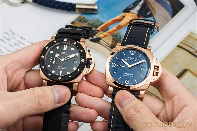 沛纳海Goldtech?红金的独家魅力|Luminor Marina Goldtech? 红金44mm-PAM01112-复刻表