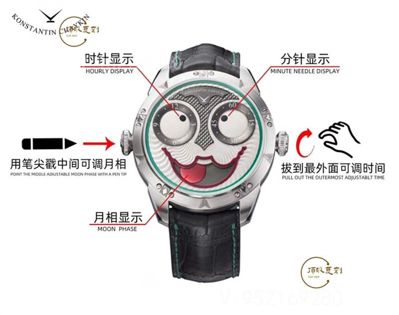 V9厂俄罗斯切金小丑复刻表是不是最高版本-复刻表