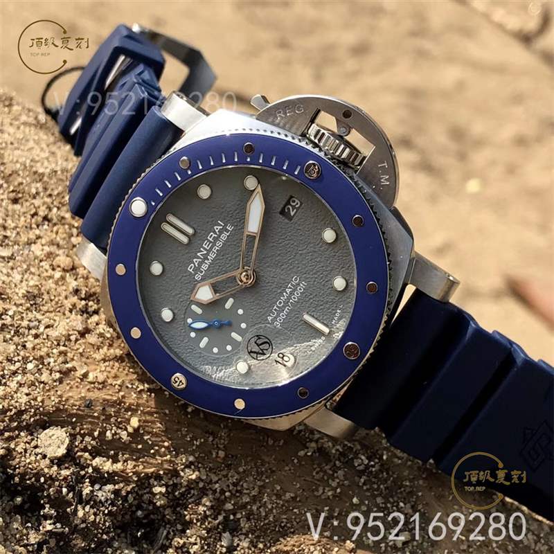 蓝色小海王-VS厂沛纳海pam00959评测具有年轻活力的蓝主角-复刻表