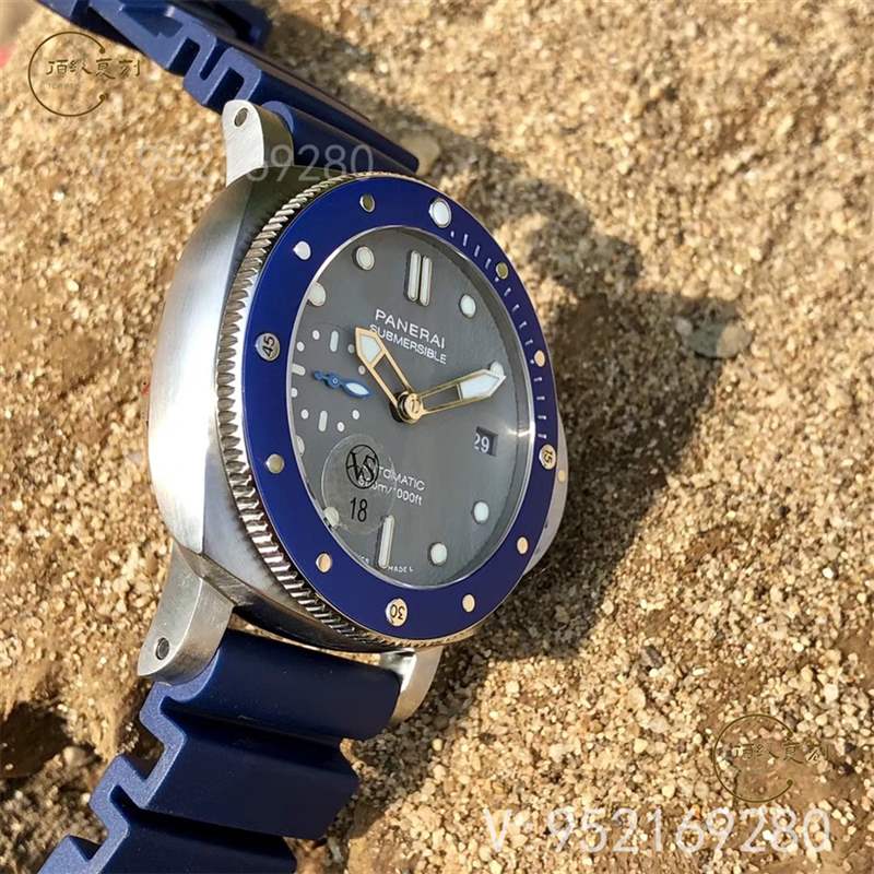 蓝色小海王-VS厂沛纳海pam00959评测具有年轻活力的蓝主角-复刻表