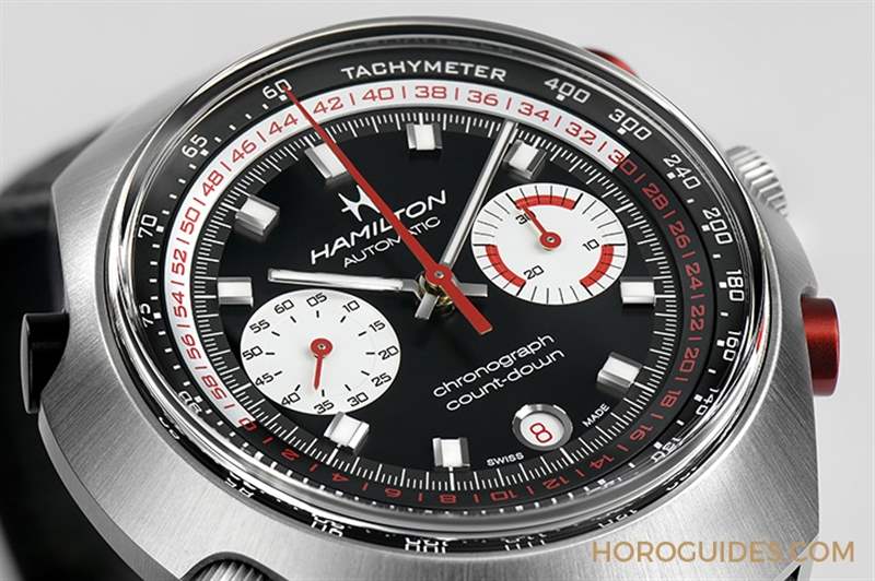 复刻1970年代竞速经典|HAMILTON Chrono-Matic 50-复刻表
