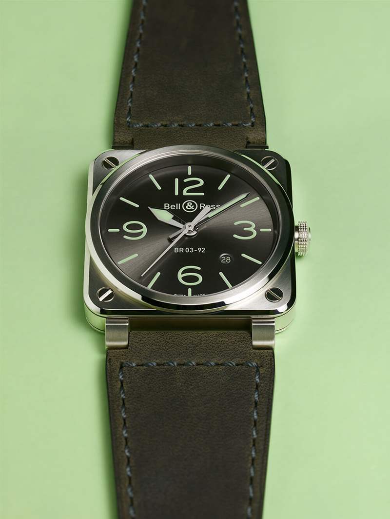 柏莱士Bell & Ross BR03-92 Grey Lum手表-复刻表