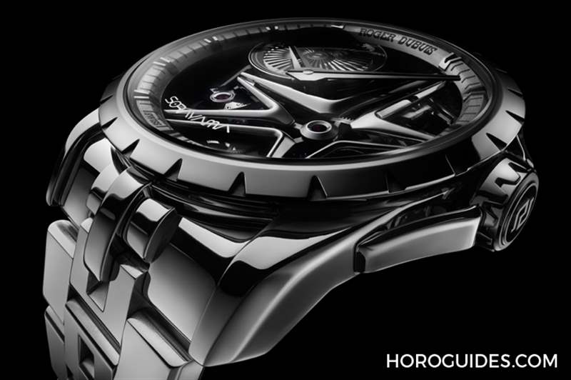 ROGER DUBUIS - 这款自动盘转起来很迷幻！ Roger Dubuis携手空山基推出Excalibur Sorayama Monobalancier腕表