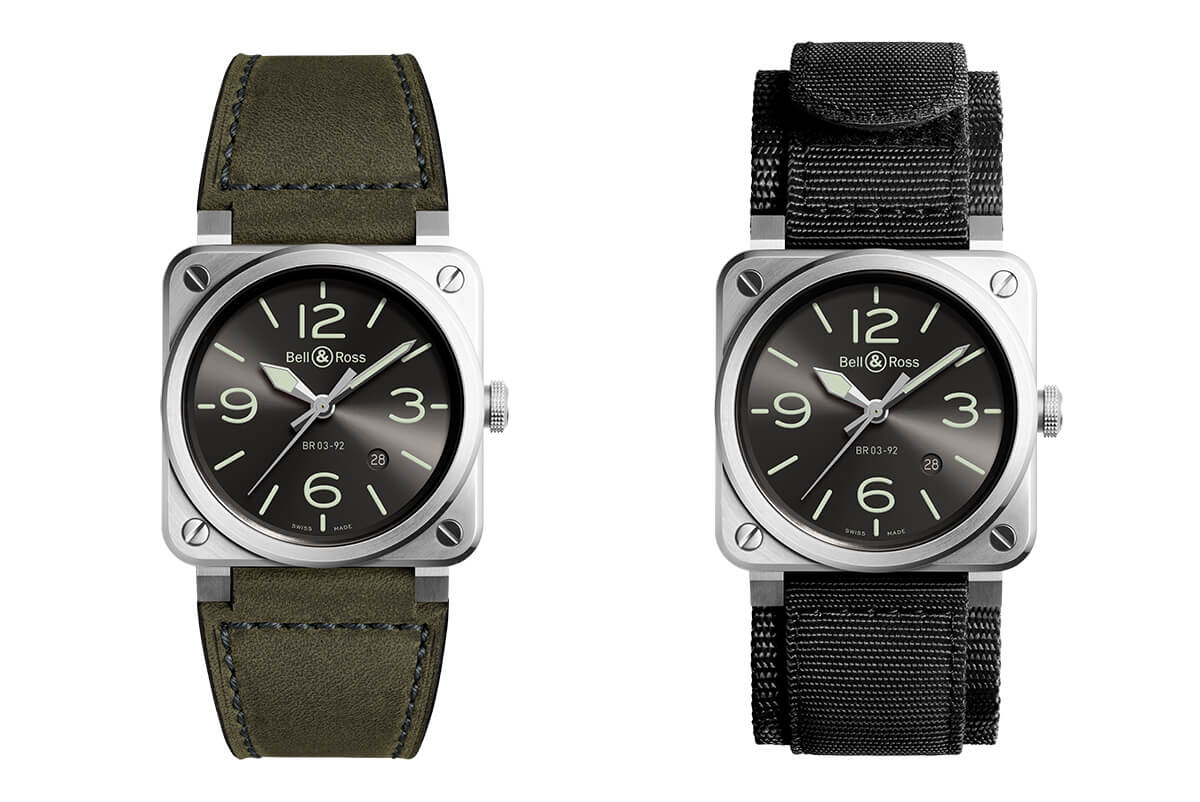柏莱士Bell & Ross BR03-92 Grey Lum手表-复刻表