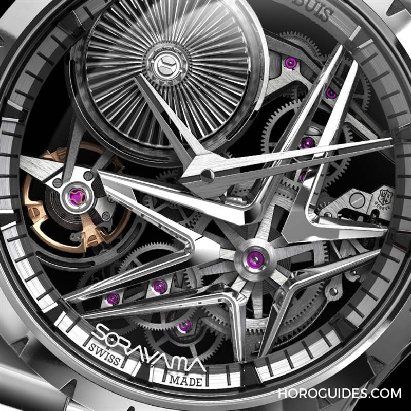 ROGER DUBUIS - 这款自动盘转起来很迷幻！ Roger Dubuis携手空山基推出Excalibur Sorayama Monobalancier腕表