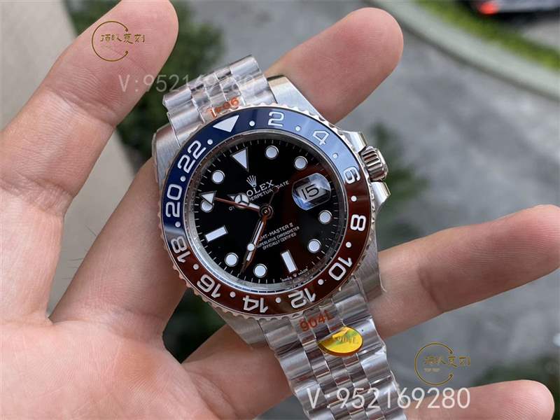 怎么分辨真正的N厂劳力士格林尼治红蓝可乐圈复刻表3285机芯的方法-复刻表
