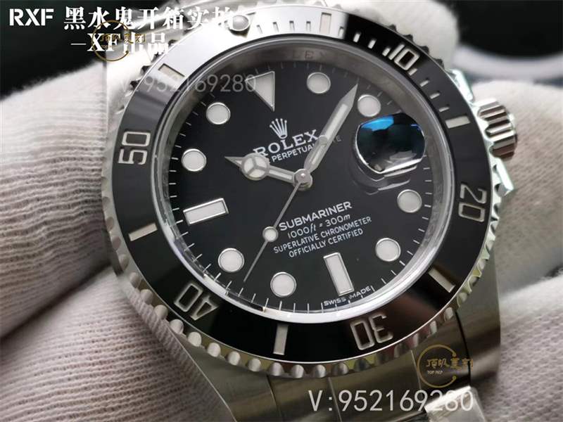 RXF厂劳力士黑水鬼复刻表对比正品怎么样-复刻表