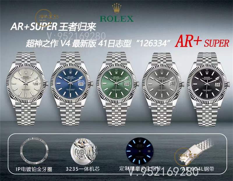 AR厂劳力士日志V4版复刻表强势回归,搭载3235机芯做工怎么样-复刻表