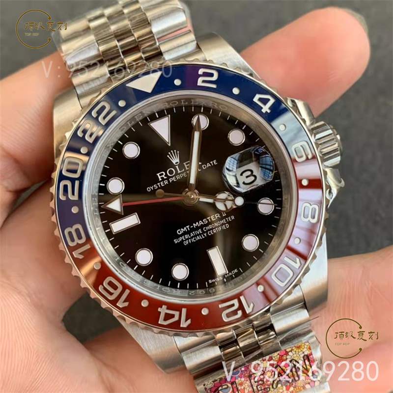 C厂(Clean厂)劳力士格林尼治可乐圈复刻表m126710对比正品怎么样-复刻表