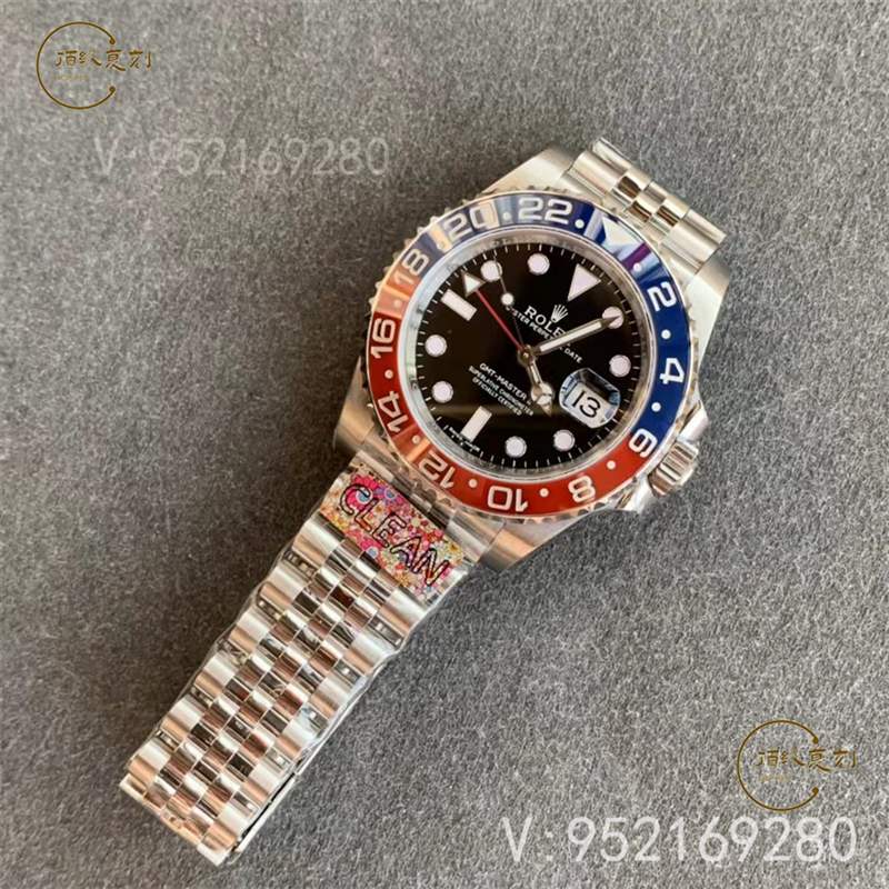 C厂(Clean厂)劳力士格林尼治可乐圈复刻表m126710对比正品怎么样-复刻表