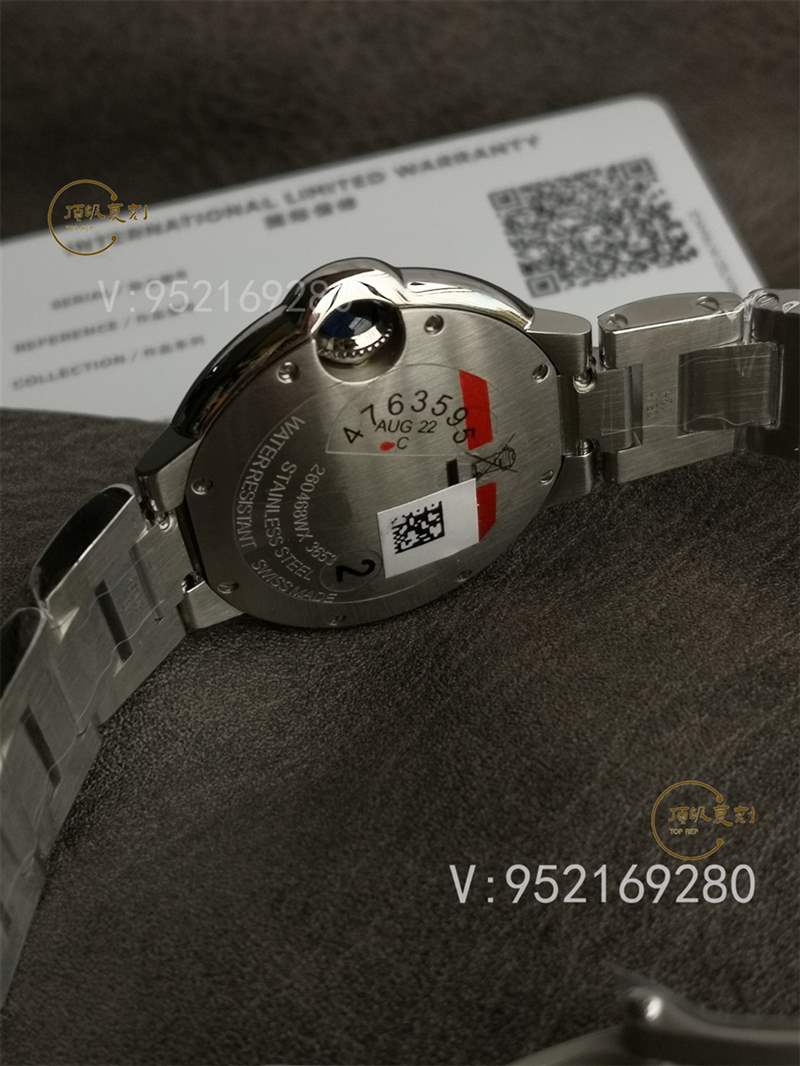 V6厂蓝气球-V6厂卡地亚33mm石英蓝气球W6920084复刻表做工怎么样-复刻表