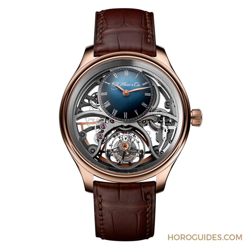 贺高登钟表50周年！ H. Moser & Cie.勇创者圆柱陀飞轮镂空纪念腕表限量发行