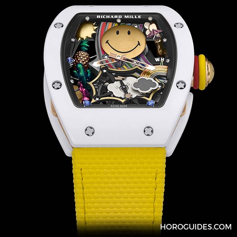 RICHARD MILLE - Richard Mille少见乐园化的一面！ RM 88 Smiley自动上链陀飞轮腕表
