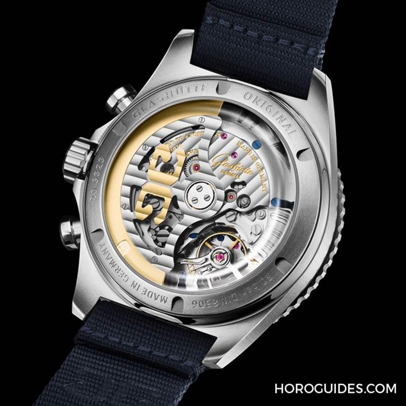 GLASHüTTE ORIGINAL - 蓝面、蓝陶瓷圈打头阵！ Glashütte Original SeaQ系列首次搭载计时功能