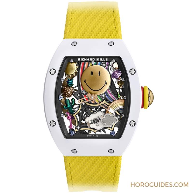 RICHARD MILLE - Richard Mille少见乐园化的一面！ RM 88 Smiley自动上链陀飞轮腕表