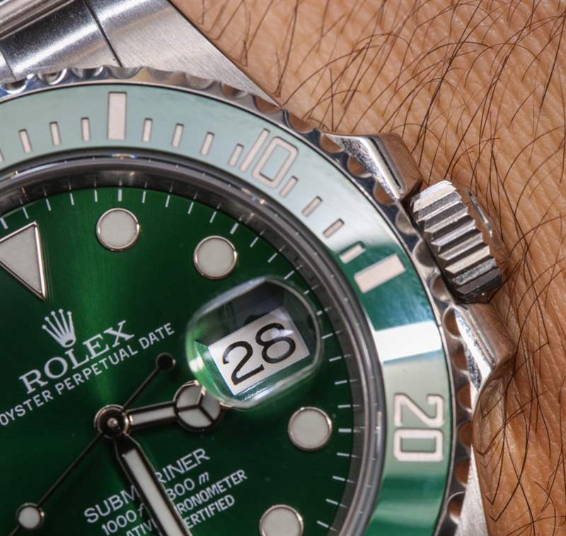 劳力士Submariner 116610LV在绿色手表评论-复刻表
