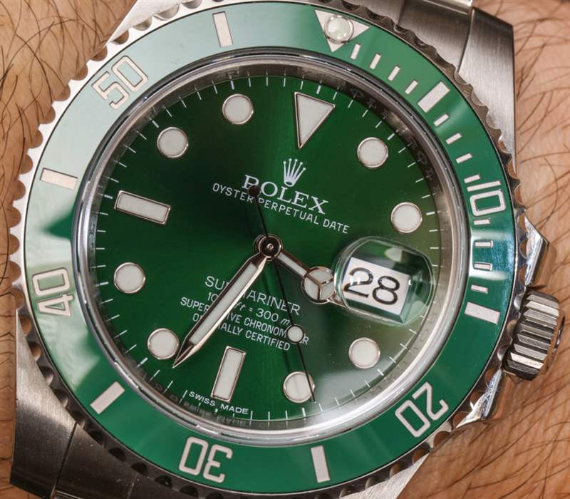 劳力士Submariner 116610LV在绿色手表评论-复刻表
