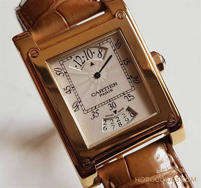 Cartier超强悍螺丝坦克Tank a vis time and calendar apertures-复刻表