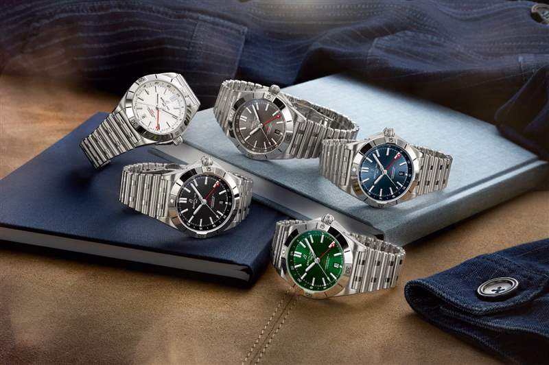 CHRONOMAT AUTOMATIC GMT 40機械計時自動腕錶GMT 40(圖片來源:Breitling) Breitling航空经典Navitimer70周年联乘国泰GMT腕表限量200枚-复刻表