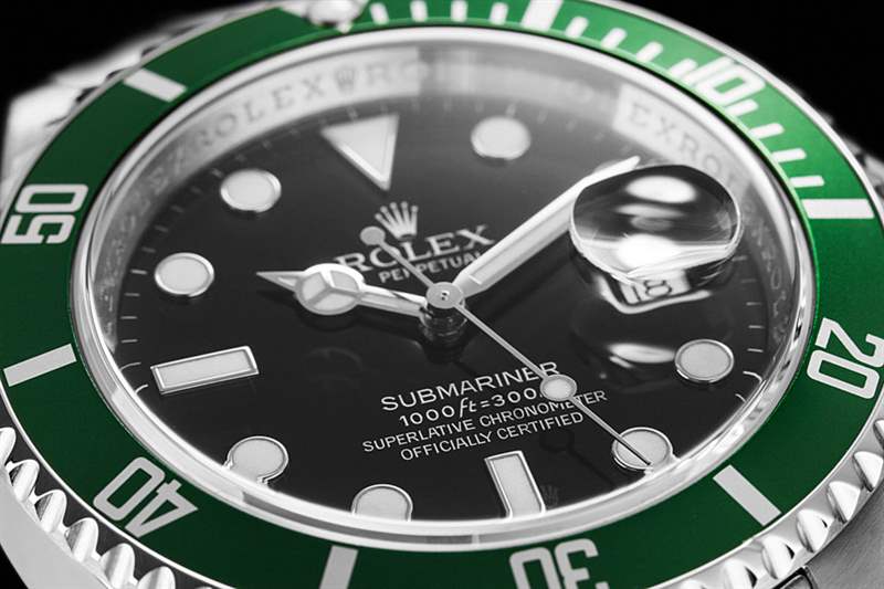 劳力士Submariner 116610LV在绿色手表评论-复刻表
