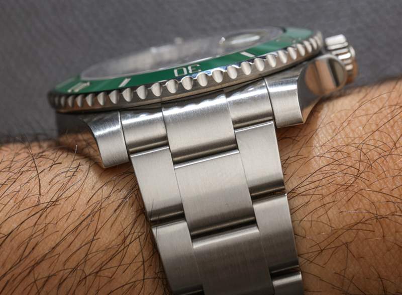 劳力士Submariner 116610LV在绿色手表评论-复刻表