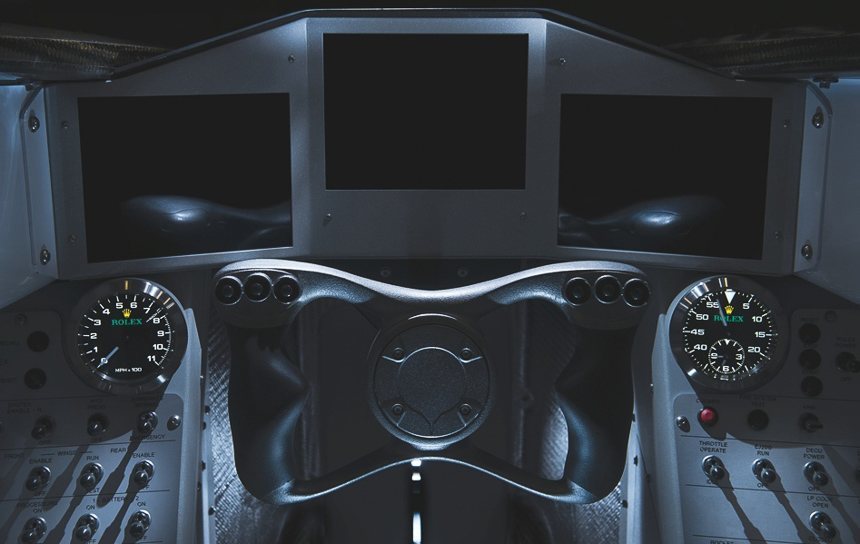 用于Bloodhound SSC 1000 MPH汽车的劳力士计时码表和车速表:这就是现代劳力士仪表盘仪表的样子-复刻表