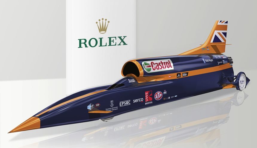 用于Bloodhound SSC 1000 MPH汽车的劳力士计时码表和车速表:这就是现代劳力士仪表盘仪表的样子-复刻表