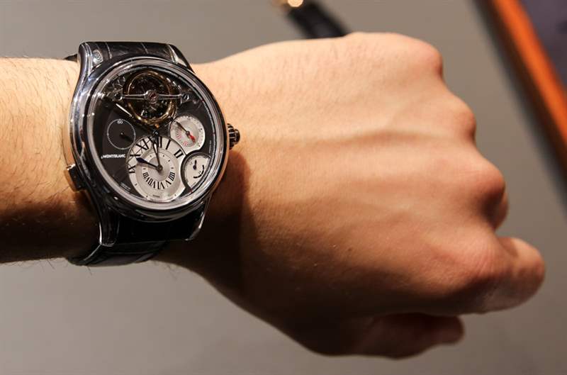 万宝龙Villeret 1858 ExoTourbillon计时腕表上手体验-复刻表