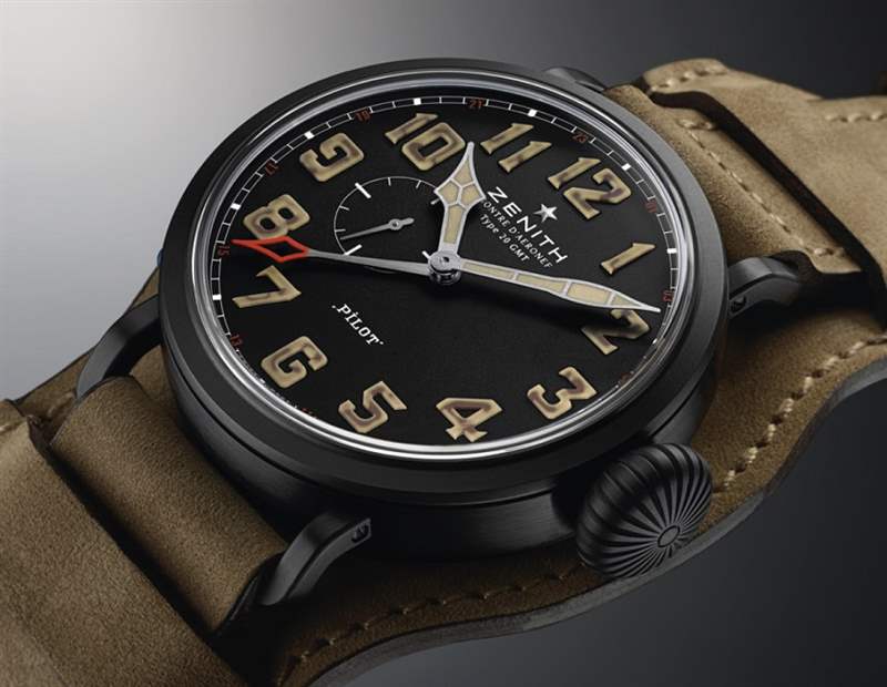 真力时Pilot Montre d'Aeronef Type 20 GMT 1903手表庆祝莱特兄弟-复刻表