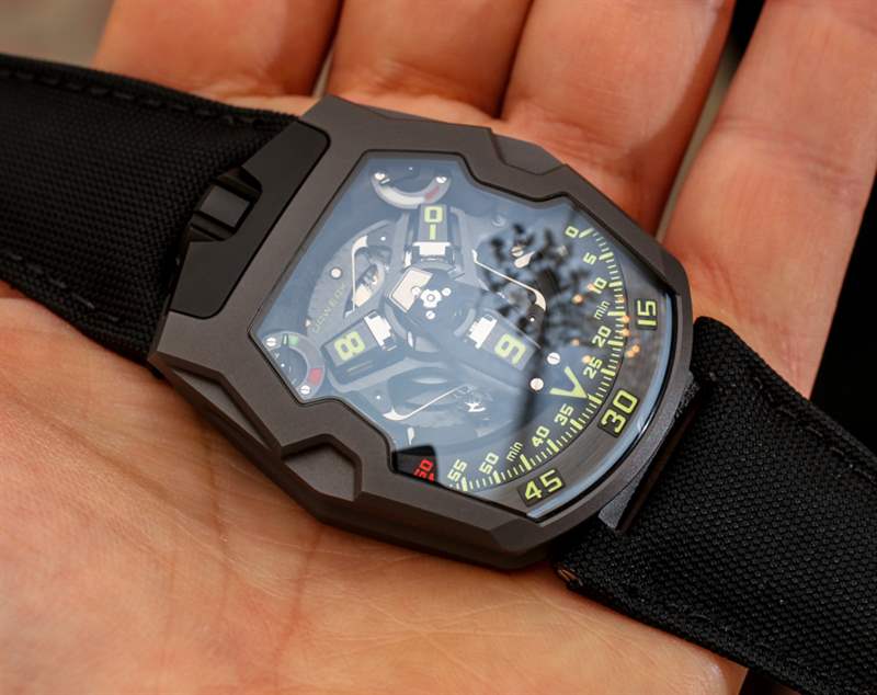 URWERK UR-210Y黑鹰手表动手实践-复刻表