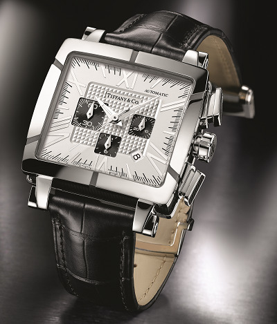 Tiffany ATLAS GENT SQUARE CHRONO watch 蒂芙尼Tiffany & Co手表和斯沃琪集团的手表哪个更值得入手-复刻表