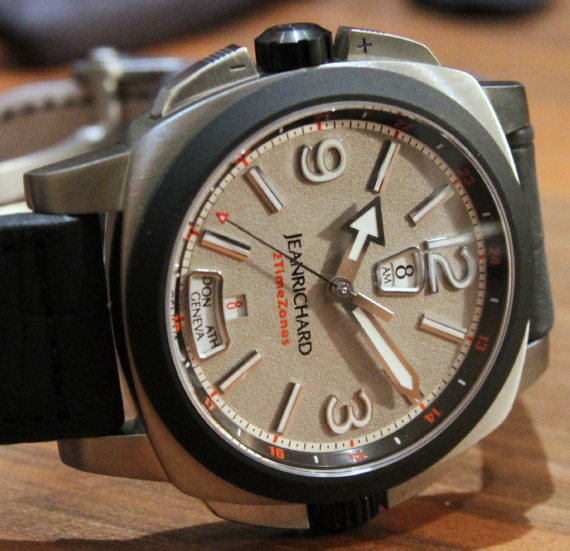 JeanRichard 2Timezones watch 1 JeanRichard理查德双时区手表-复刻表