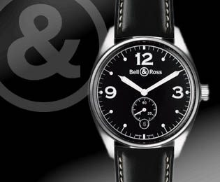 Bell & Ross Vintage 123 watch Bell & Ross 2010年复古原装和军官手表-复刻表