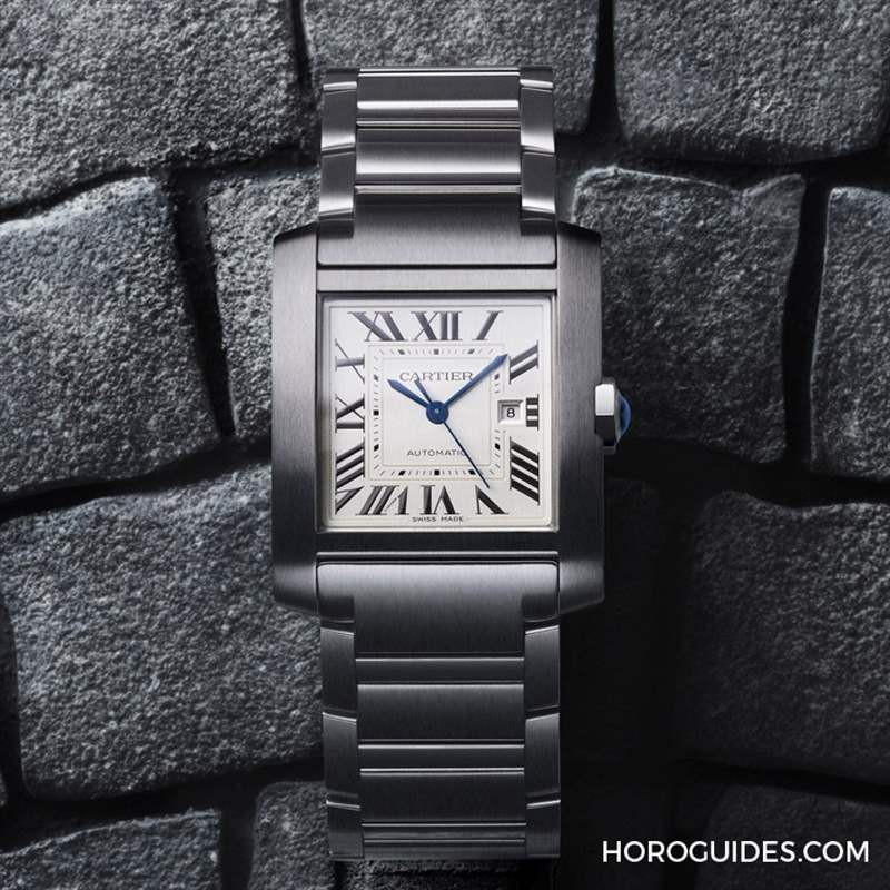 CARTIER - 法国坦克回来了！ Cartier Tank家族唯一链带表款Tank Fran?aise改版回归