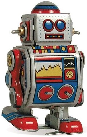 retro-robot-toy Azimuth罗博托Roboto先生手表-复刻表