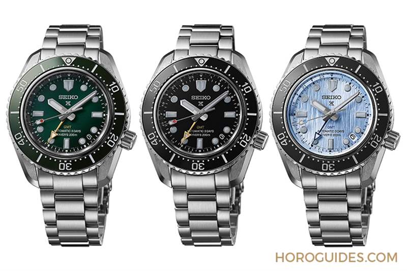 Seiko Prospex系列首次推出全新三日链机械GMT潜水表-复刻表
