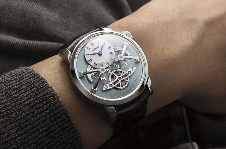 MB&F LM2双摆轮手表改用鈀金表壳搭海蓝色面盘限量再出击-复刻表
