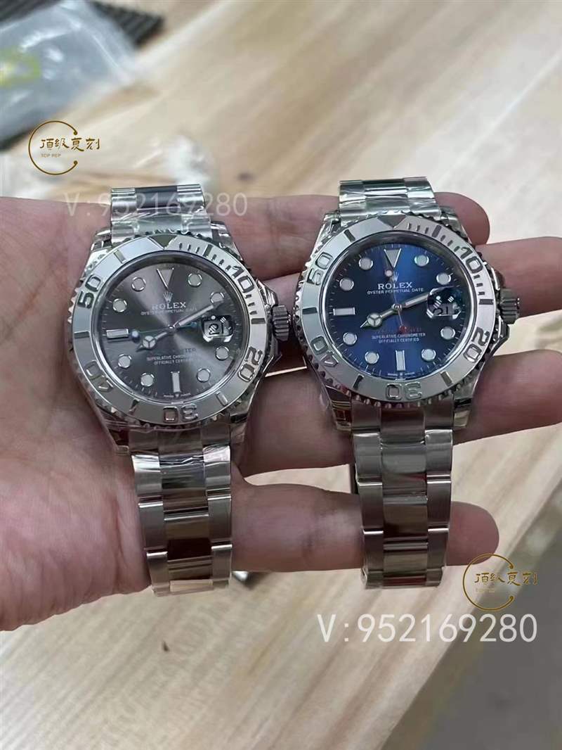 VS厂新品劳力士40灰蓝游艇「丹东3235机芯」手表做工评测-复刻表