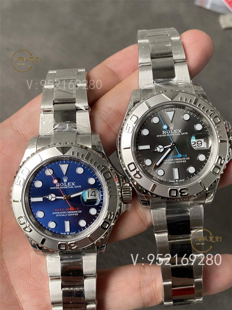 VS厂新品劳力士40灰/蓝游艇丹东3235机芯做工比C厂游艇好吗-复刻表